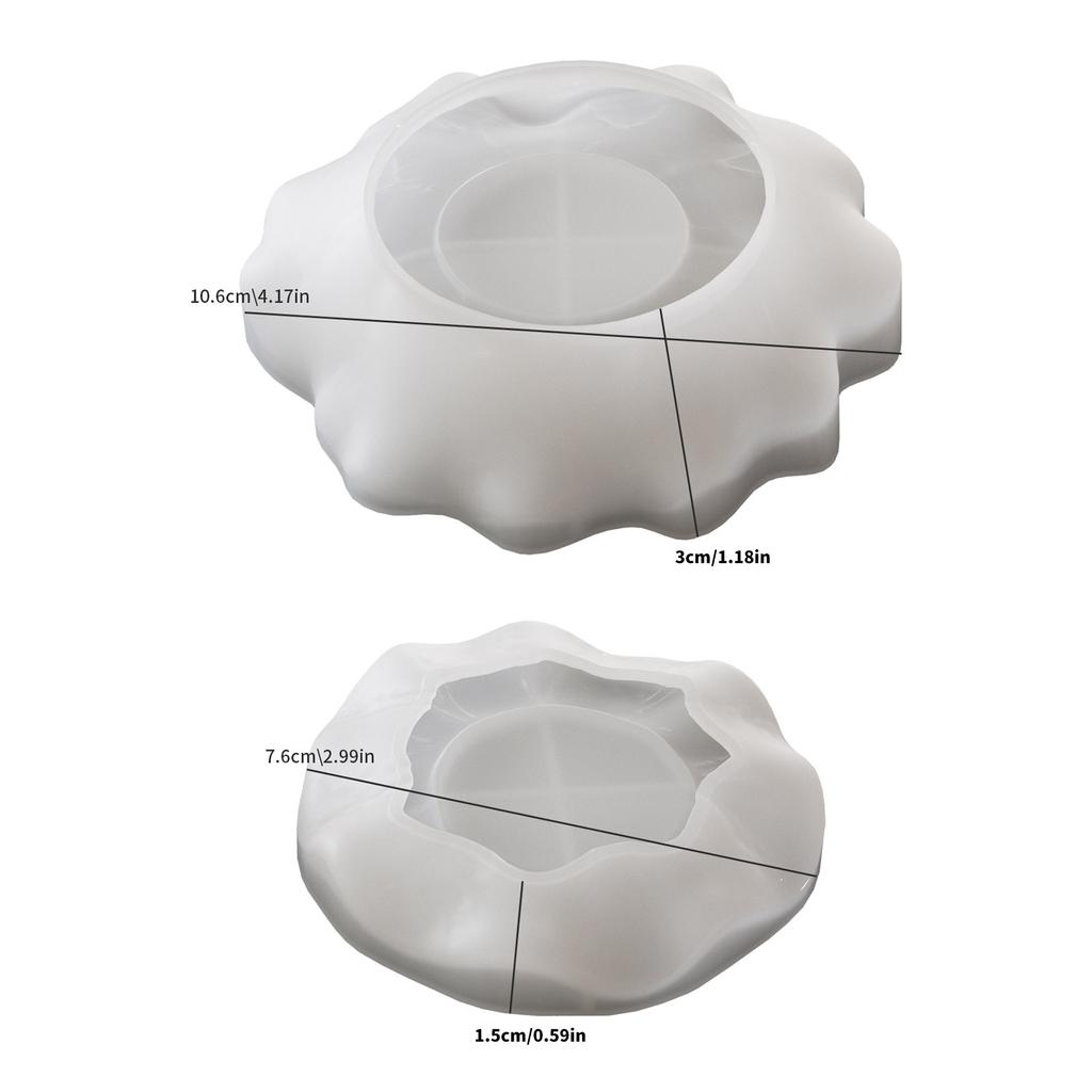 Silicone Hand-Making Molds Leaf Shape Trays Moulds Jewelry Dish Molds Silicone Texture Present for Art Enthusiasts