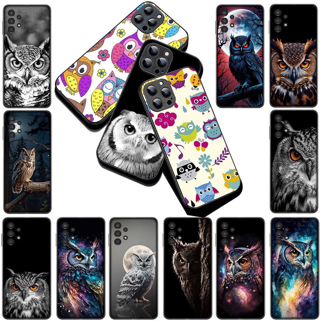 Wallpaper Owl Bird Silicone Phone Cover for Motorola Moto G86 G57 E14 E15 G14 G34 G35 G84 G24 A54 G15 Power E22 Soft Case