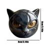 Unique Gift Artwork Amber Eyes Sculpture Hand-carved Cat Stone Sculpture Elegant Home Decor Healing Stone for Cat for Women