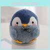 Charmantes Graues Pinguin-Plüsch-Schlüsselanhänger mit ultra-weichem Kristallgewebe