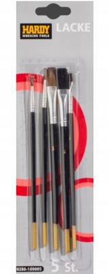 Set of 5 Oil Paint Brushes