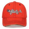 Embroidered Fishbone Baseball Cap Summer Outdoor Sports Sun Protection Duckbill Hat