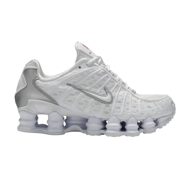 Nike Shox TL Bianco Argento Metallico
