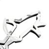 Zinc Alloy Shark Car Sticker 3D Hollow Out Animal Decal for Vehicle Side Creative Badge for Motorcycle Electric Vehicles