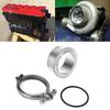 Turbo Compressor V Band Flange Clamp Accessory Fit for Holset HX35 HX35W HX40W Turbo