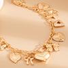 Punk Styles Adjustable Heart Charm Elegant Necklace Convenient Accessory for Trendy Women Fashion Jewelry Gifts