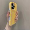 2in1 Card Holder Slot Wallet Po Pocket Clear Candy Color Case For iPhone 16 15 14 13 12 11 16Pro Max TPU+PC Shockproof Cover