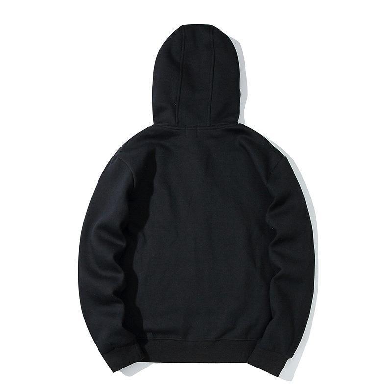 Trendy Autumn/Winter Unisex Round Lens Zipper Hoodie