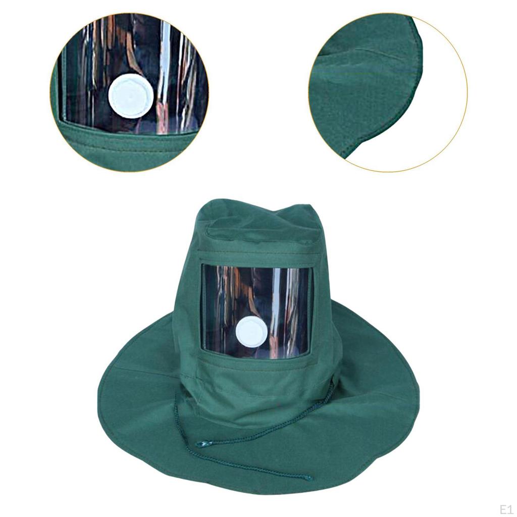 Sandstrahlen Gesichtsschutz Staubdichte Ausrüstung Bequeme Kapuze Schal Mütze für