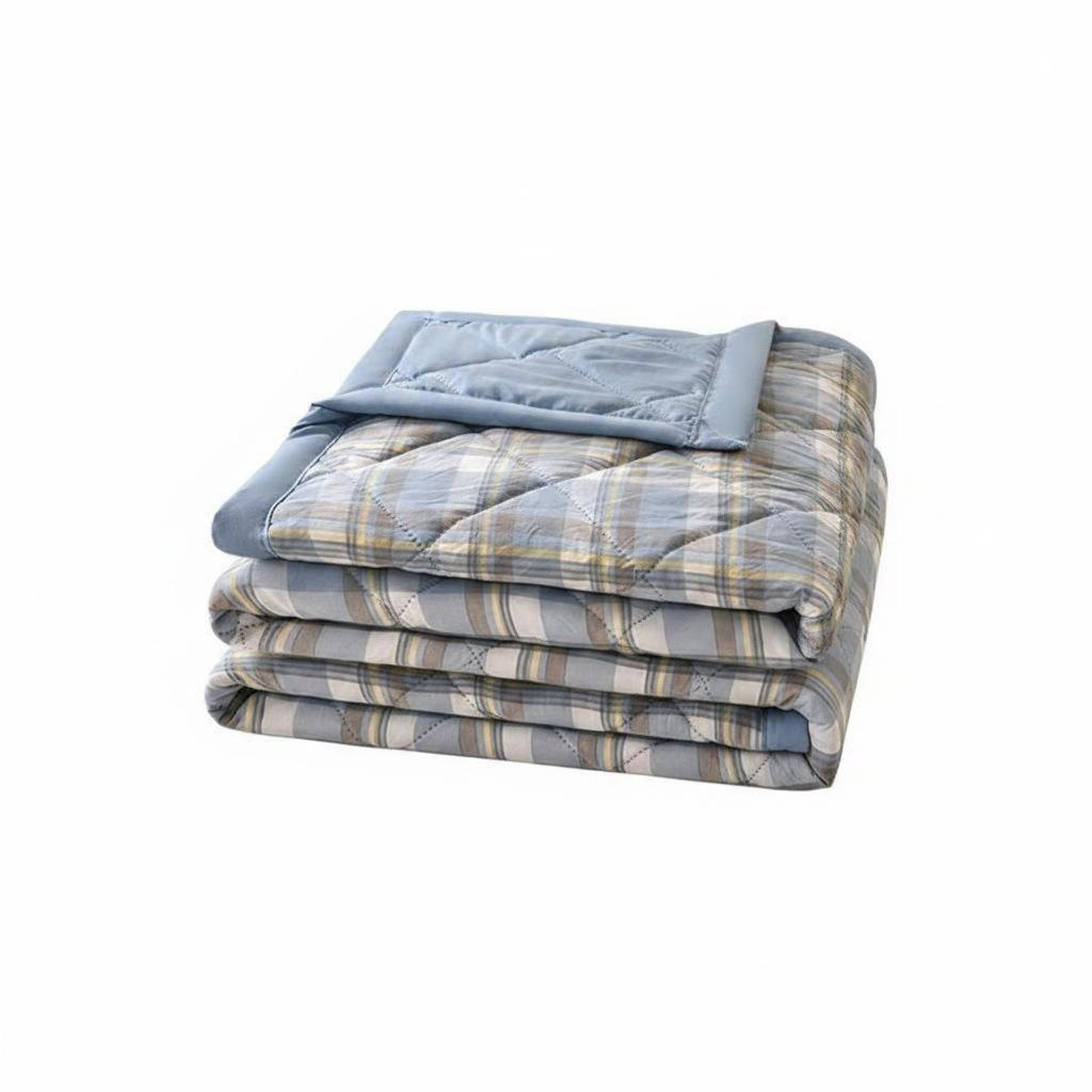 Washed Cotton Summer Blanket Lightweight Chilled Quilt Soft Bedding Cover