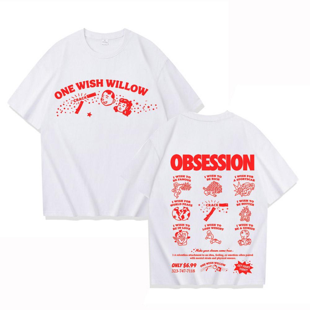 Film Obsession Ein Wunsch Weide T-Shirt Kurzarm Baumwolle Sommer Lässige T-Shirts Unisex Streetwear Mode Design Grafik T-Shirts