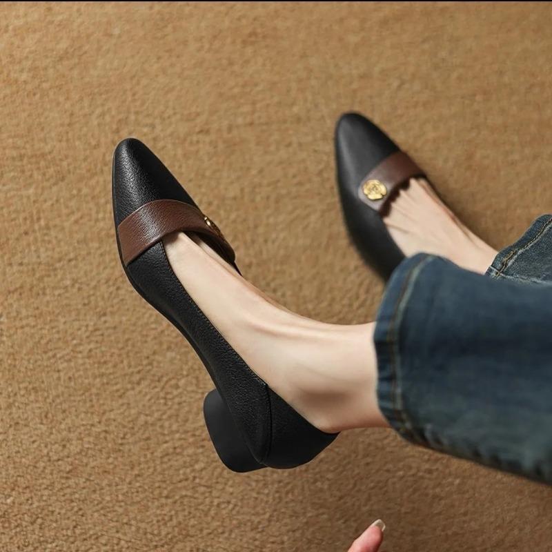 

Новые Удобные и Универсальные Элегантные Модные Легкие Подходящие Маленькие Юбки Женские Туфли-одинарки на Мягкой Подошве 40 чёрный
