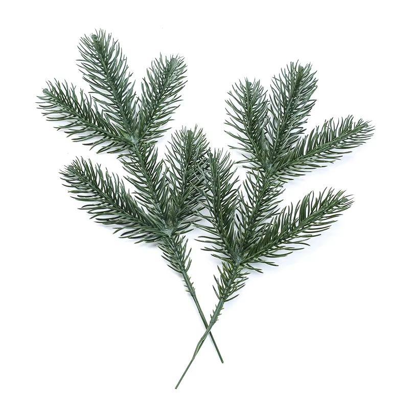 5pcs Christmas MINI Tree Home Decoration Accessories New Year Wedding Decorative Flowers Wreaths Needlework Artificial Plants
