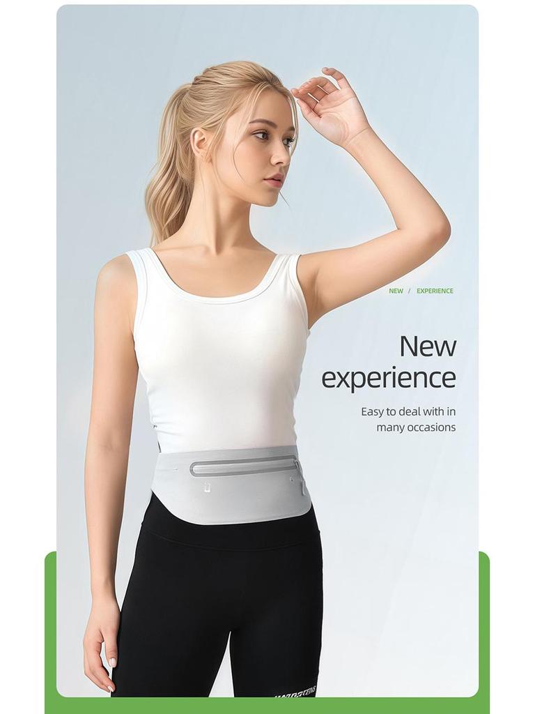 Unisex Waterproof Sports Waist Bag for Running and Fitness - Lightweight, Invisible, and Outdoor-Ready Cross-Border Hot Seller