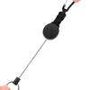 Retractable Keychain, IDs Badge Reel Retractable Badge Holder Steel Cord Keyring
