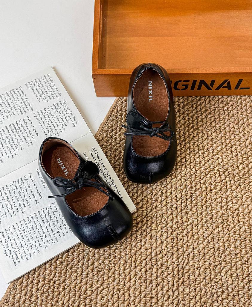 Spring 2026 Kids' Retro Split-Toe Mary Jane Shoes