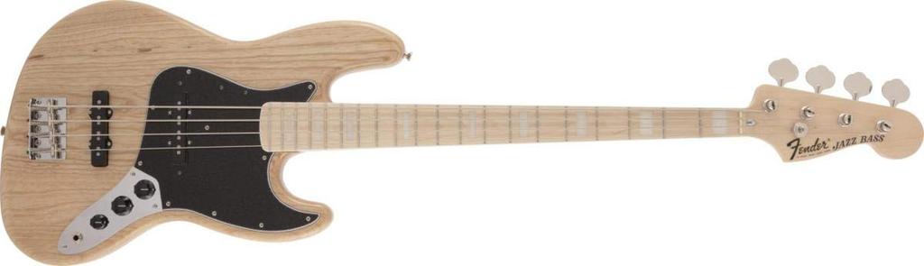 Fender Electric Bass Made In Japan Traditional 70s Jazz Maple Natural Bass®, Fingerboard,