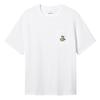 Hotwind Men's White Pocket Pet Short Sleeve T-Shirt