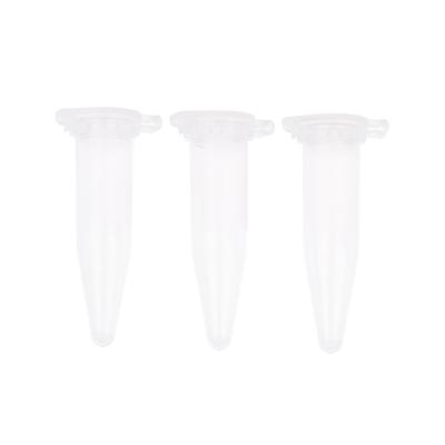 50 Unidades 1.5 Ml Tubos de Microcentrífuga de Plástico Transparente para Laboratorio con Tapas de Contenedor de Cierre a Presión para Muestras de Laboratorio