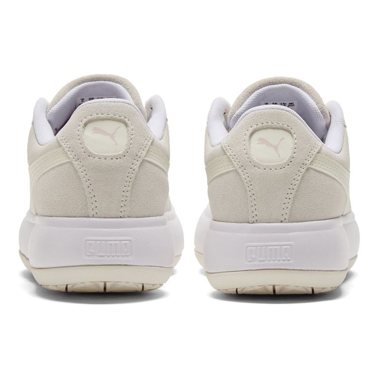 Puma Camurça Mayu Coração Camurça Couro Sola Grossa Antiderrapante Resistente ao Desgaste Leve Aumento de Altura Tênis de Cano Baixo Tênis Femininos 387321-03