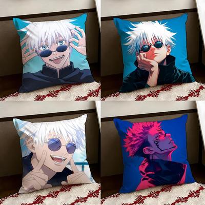 JJujutsu anime KKaisen Federa per Cuscino Reversibile Morbida Resistente per Casa Auto Uso Multi-Scena per Comfort Quotidiano