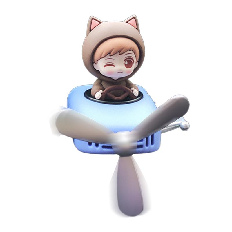 

Anime Figure Aromatherapy Diffuser Cartoon Anime Themed Air Freshener for Car Funny Car Air Diffuser Car Interior Accessories синій