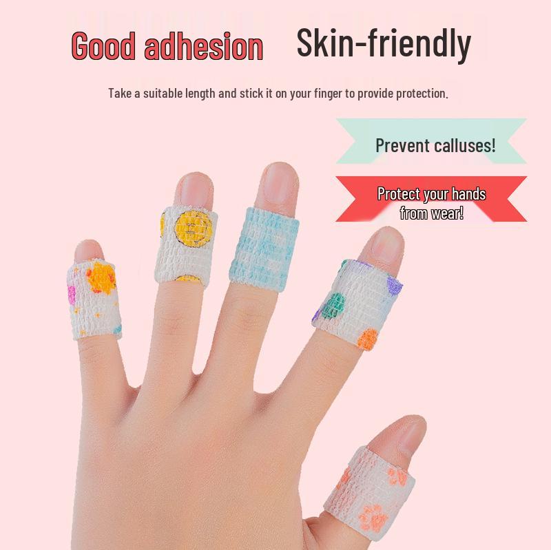 Elastic Finger & Wrist Support Bandage – Non-Slip Self-Adhesive Protection for Writing & Sports