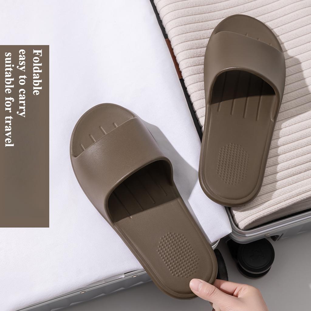 Folding Slippers for Women's Summer Travel, a Must-have Artifact for Travel. Portable Hotel Swimming Disposable Slippers