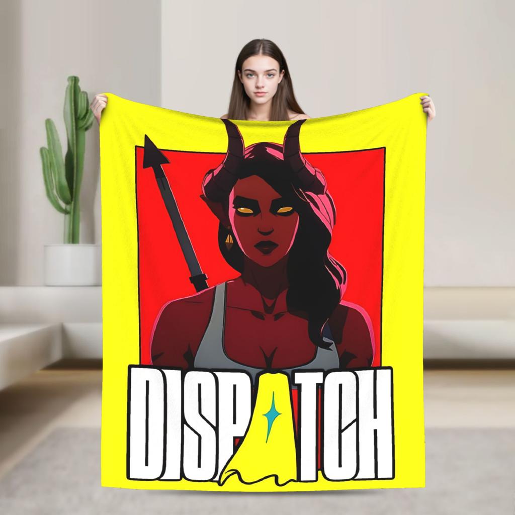 Soft Blanket Picnic Dispatch Game Throw Blanket  Flannel Bedspread For Bedroom Funny Sofa Bed Cover
