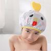 3D Animal Design Kids Shower Cap Polyester All Match Bright-colored Bath Cap for Dorm