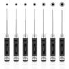 POHZE Titanium Nitride Hex Wrench Driver Set for Drones Set, 7-Piece (0.9mm, 1.27mm, 1.3mm, 1.5mm, 2.0mm, 2.5mm, 3.0mm)