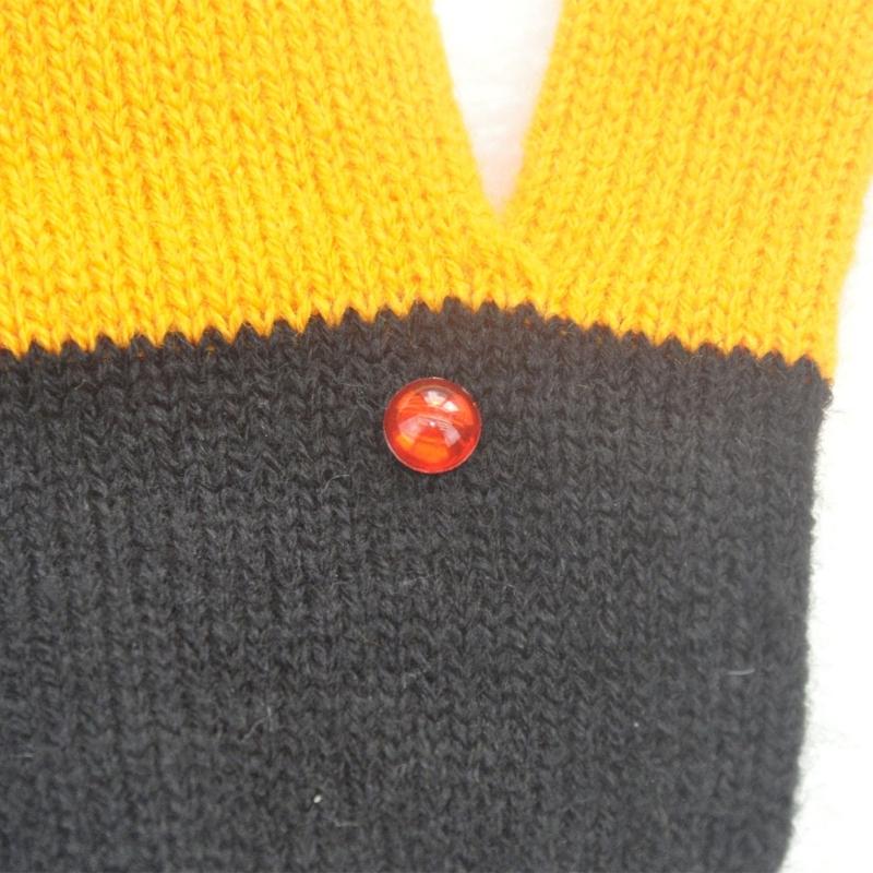Adult Long Knitted Gloves Features Fun 3D Gooses for Winter Warmth Suitable for Outdoor Activity and Home Use