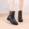Fashion AIYUQI Women Winter Boots Genuine Leather Large Size 41 42 43 Short Boots Women Wool Warm British Style Non-slip Women Boots