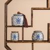 Qinghua Ru Kiln Ceramic Tea Caddy - High-End Moisture-Proof Storage for Green, White, and Pu-erh Tea, Chinese Style Sealed Jar