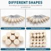 80Pcs 1/8" Shank Felt Polishing Wool Felt Rotary Tool Buffing Wheel for Dremel Rotary Tool Watch