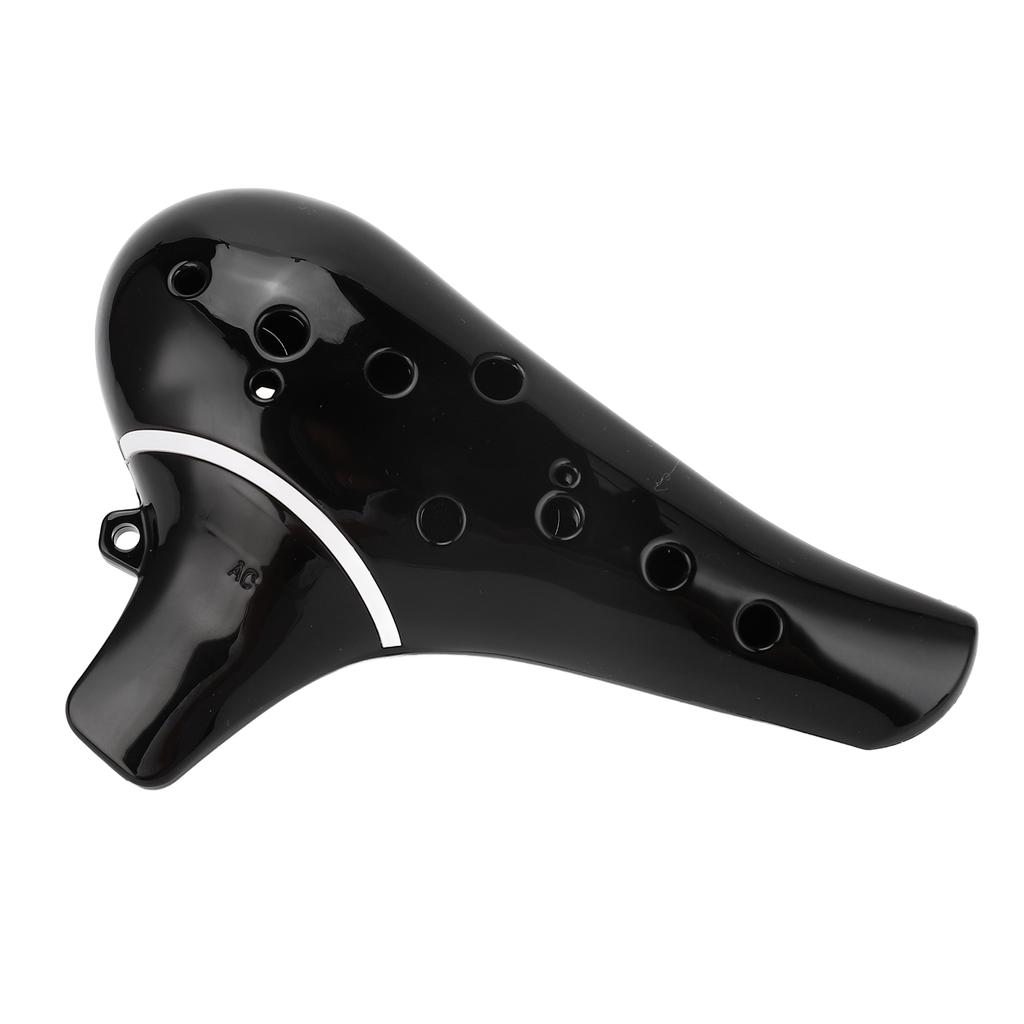 12 Hole Ocarina Ceramic Alto C Flute ABS Plastic Music Instrument Beginners Professionals Playing Wi