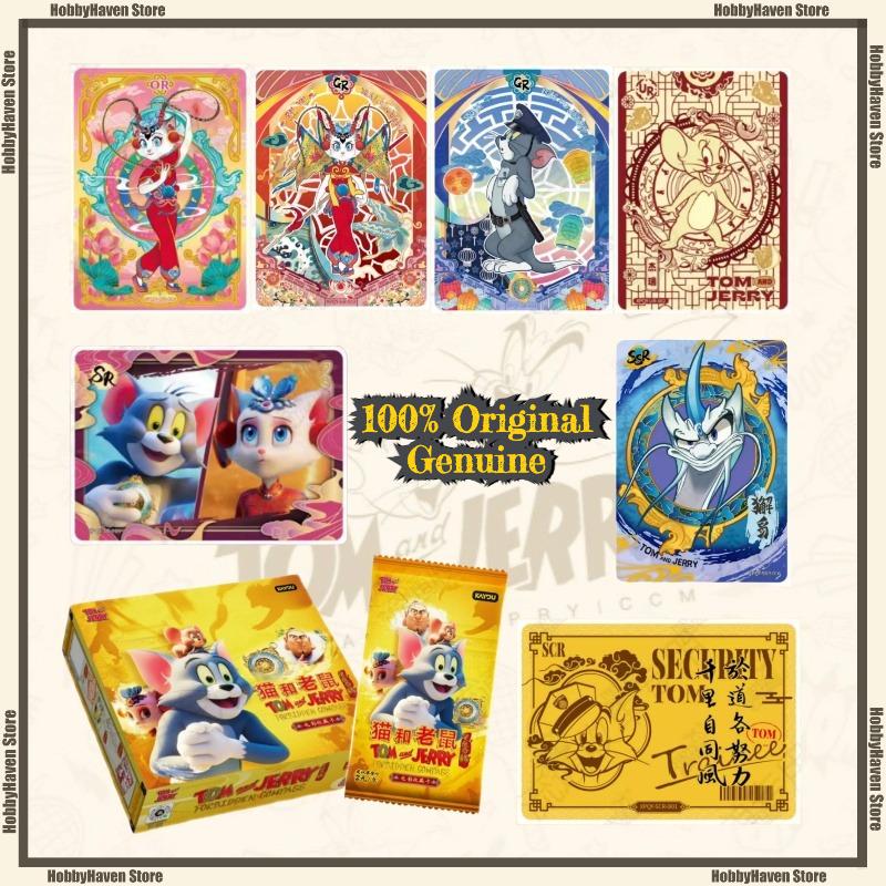 In Stock Card Game Tom and Jerry Movie Collection Card Star Pan Qiyuan Cat and Mouse Genuine Anime Mini Card Collection Gift