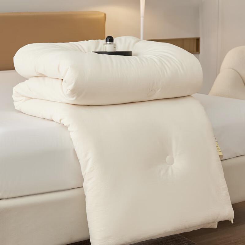 LANGSHA All-Season Polyester Silk Blend Quilt