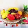 1PC Simulation Fruits Food Model Desktop Ornament Artificial Apple Lifelike Orange Fake Peach Lemon Plastic Home Decoration