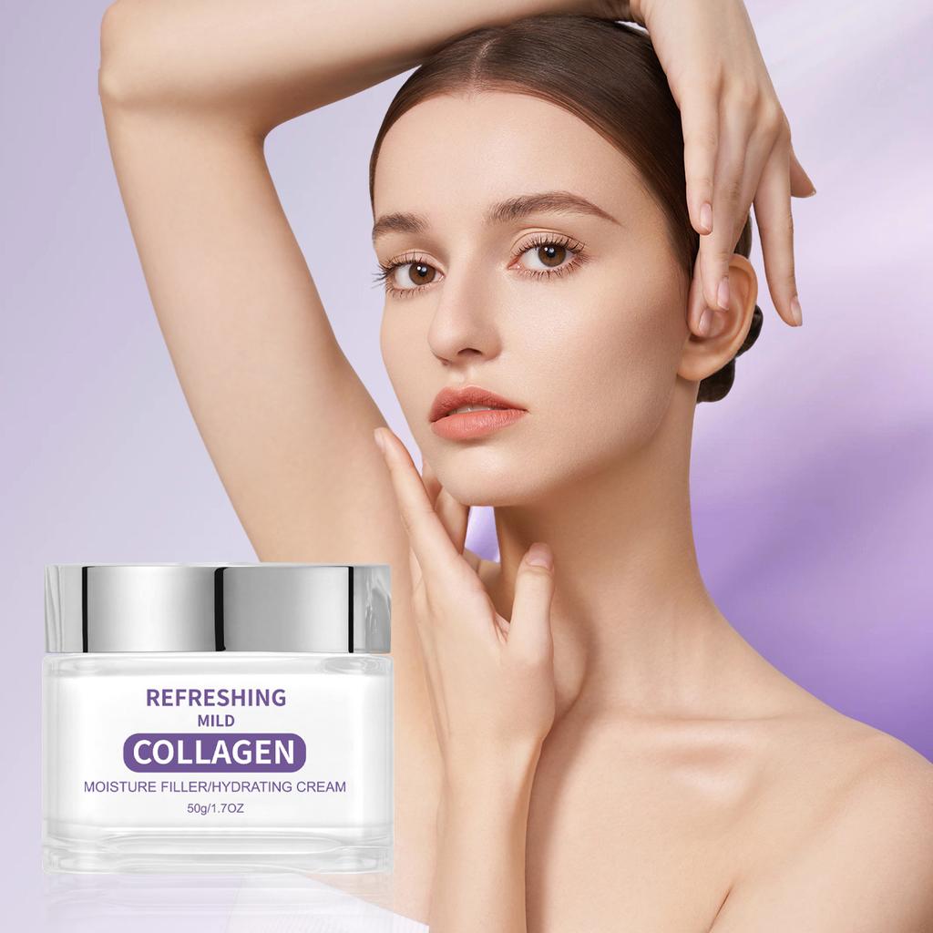 Collagen Hydrating Cream 50g – Anti-Wrinkle Moisturizer for Smooth, Plump Skin