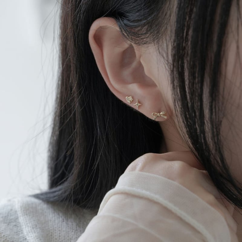 Youngglow 14k Heart Twinkle Piercing