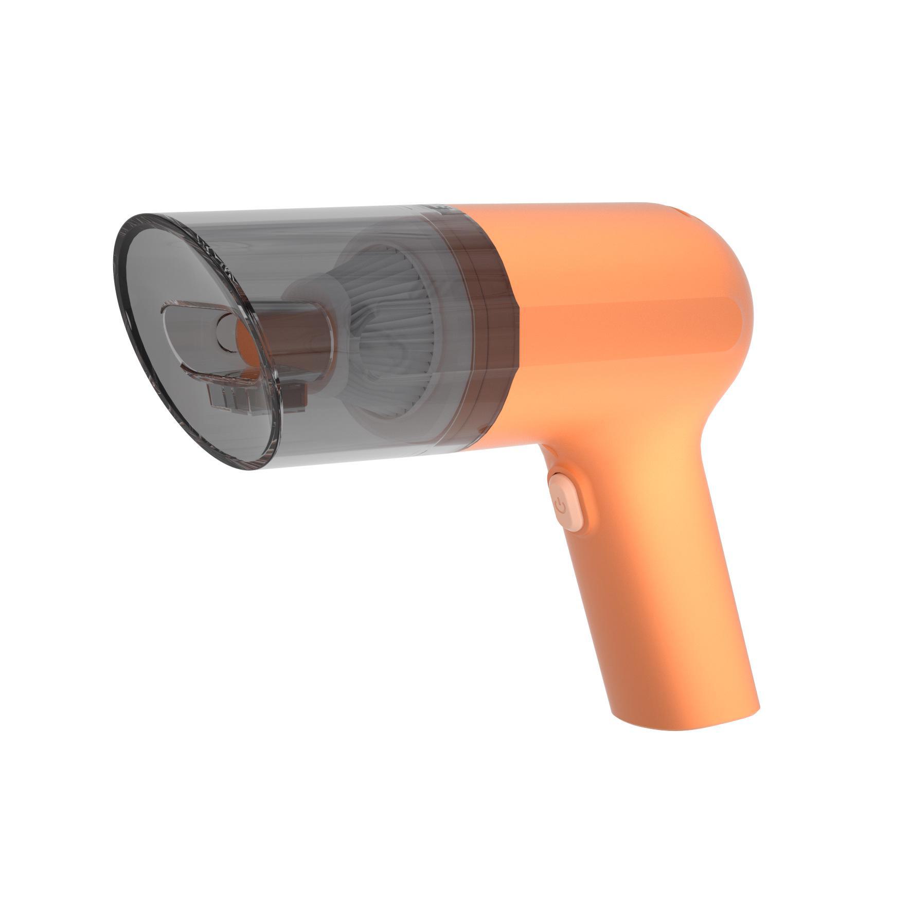 

Мощный портативный беспроводной автомобильный и домашний пылесос Wired Type оранжевый