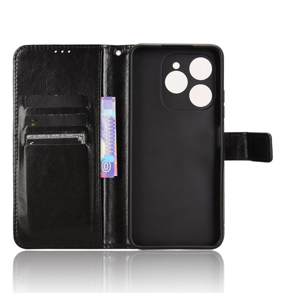 Per Custodia a Portafoglio Oukitel C50 con Supporto e Scomparti per Carte – Cover Flip in Pelle Resistente agli Urti, alla Polvere, per Uso Intensivo Business