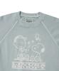 THISISNEVERTHAT Tnt Peanuts Faded Crewneck Blue Gray