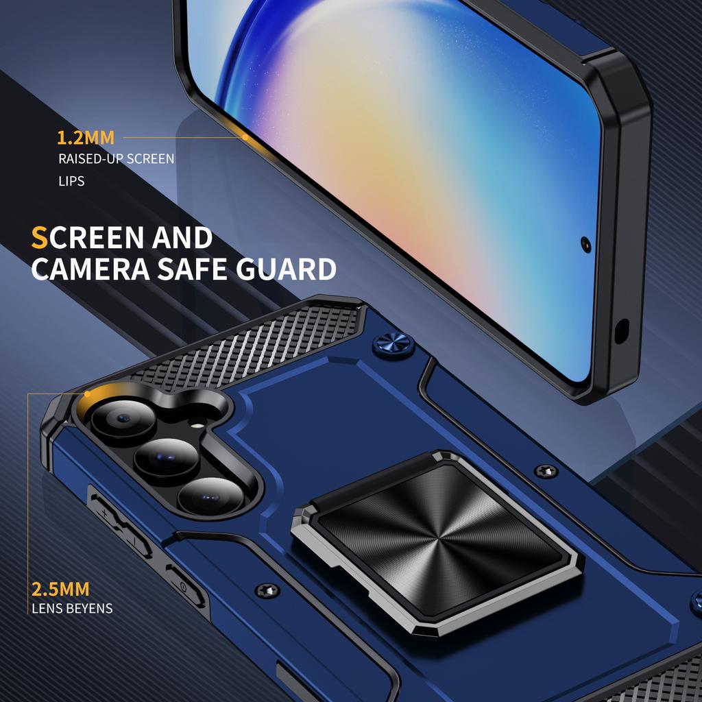 For Samsung Galaxy A54 5G Case PC+TPU Anti-Drop Phone Cover with Kickstand