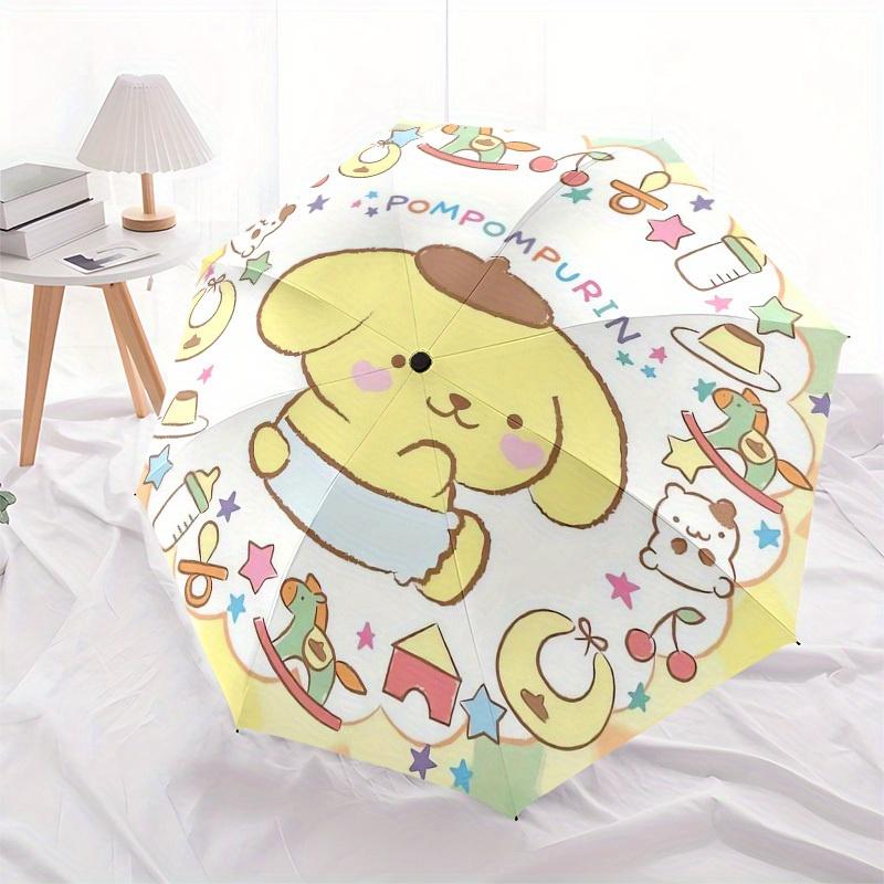 1pc Pompompurin Baby ItemsUmbrella with Plastic Handle,Suitable for All Seasons Home Travel Outdoor UmbrellaSanlio177