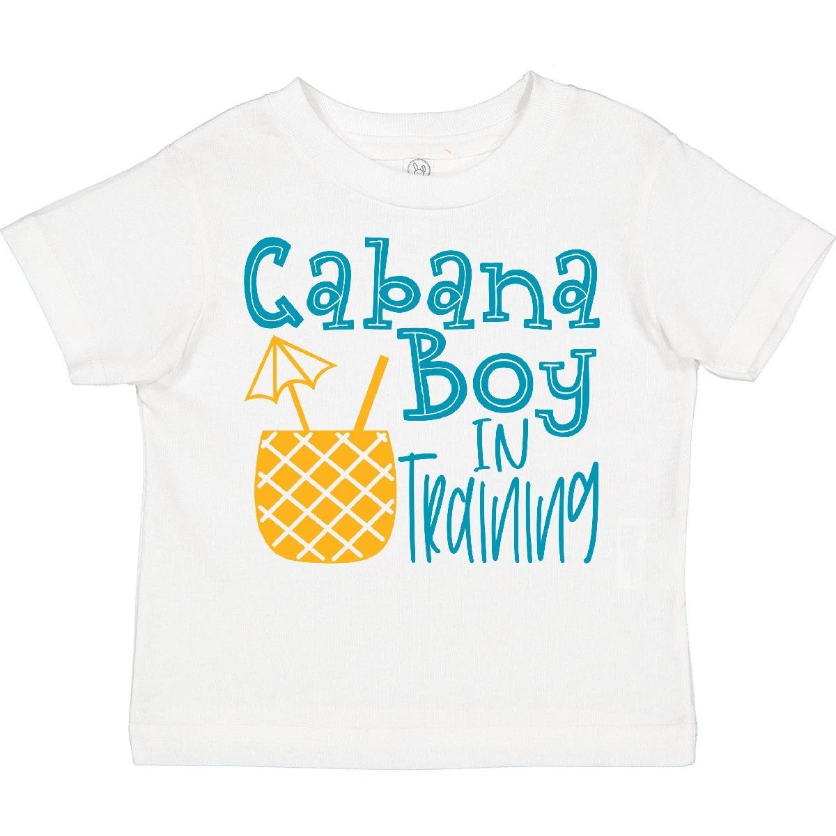 

Inktastic Cabana Boy In Training Toddler kids boys T-Shirt Pool Child Preschooler Kid 100
