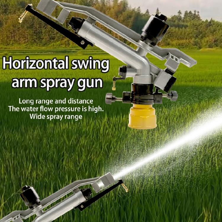 Rotating Irrigation Sprinkler for Flexible Use in Patios, Greenhouses, and Pools Lawn Irrigation