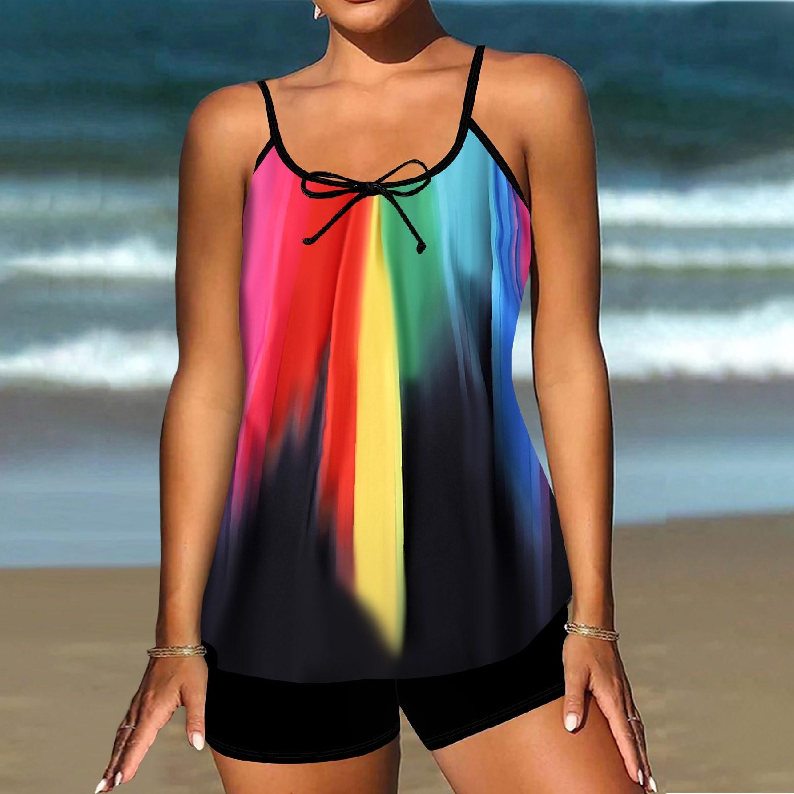 

Женский сексуальный облегающий купальник с принтом, раздельный купальник с бретельками, большой размер, купальник из двух частей, женский купальник 2025 года, Roupas Feminina XXXXXL разноцветный