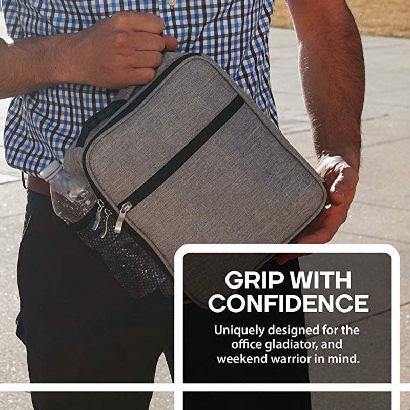 Insulated Oxford Picnic Lunch Bag with Ice Pack